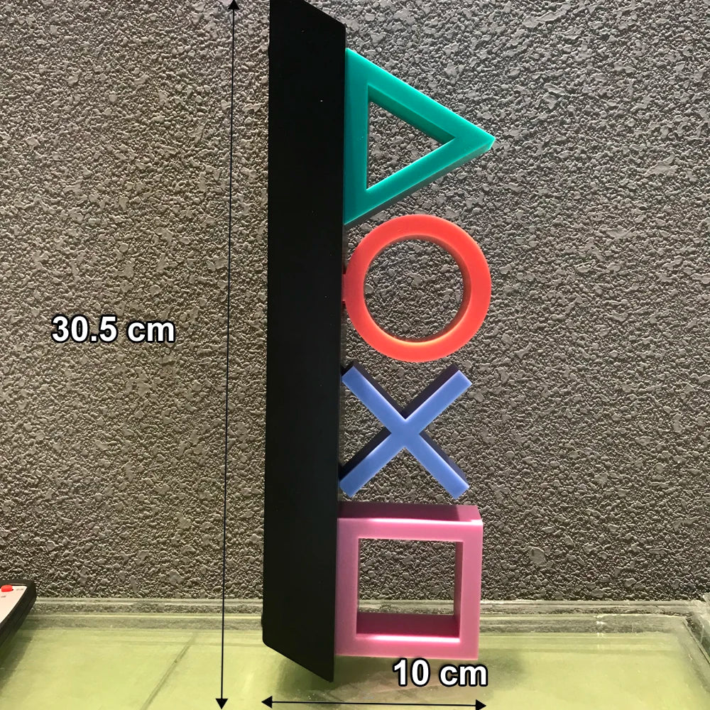 PS4 Voice Control RGB Game Icon Light