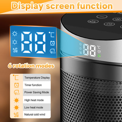 Touch Screen Desktop Electric Heater