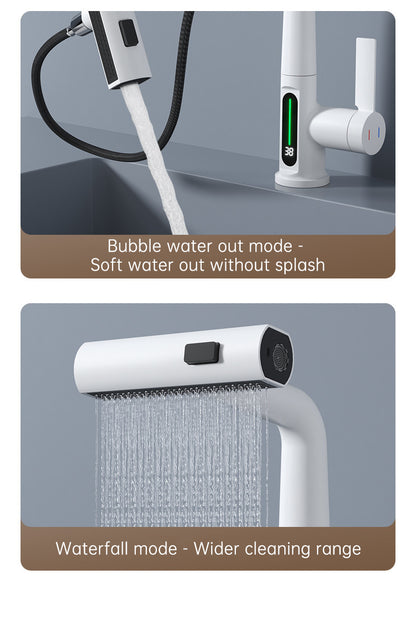 Smart Digital Display Pull-Out Faucet