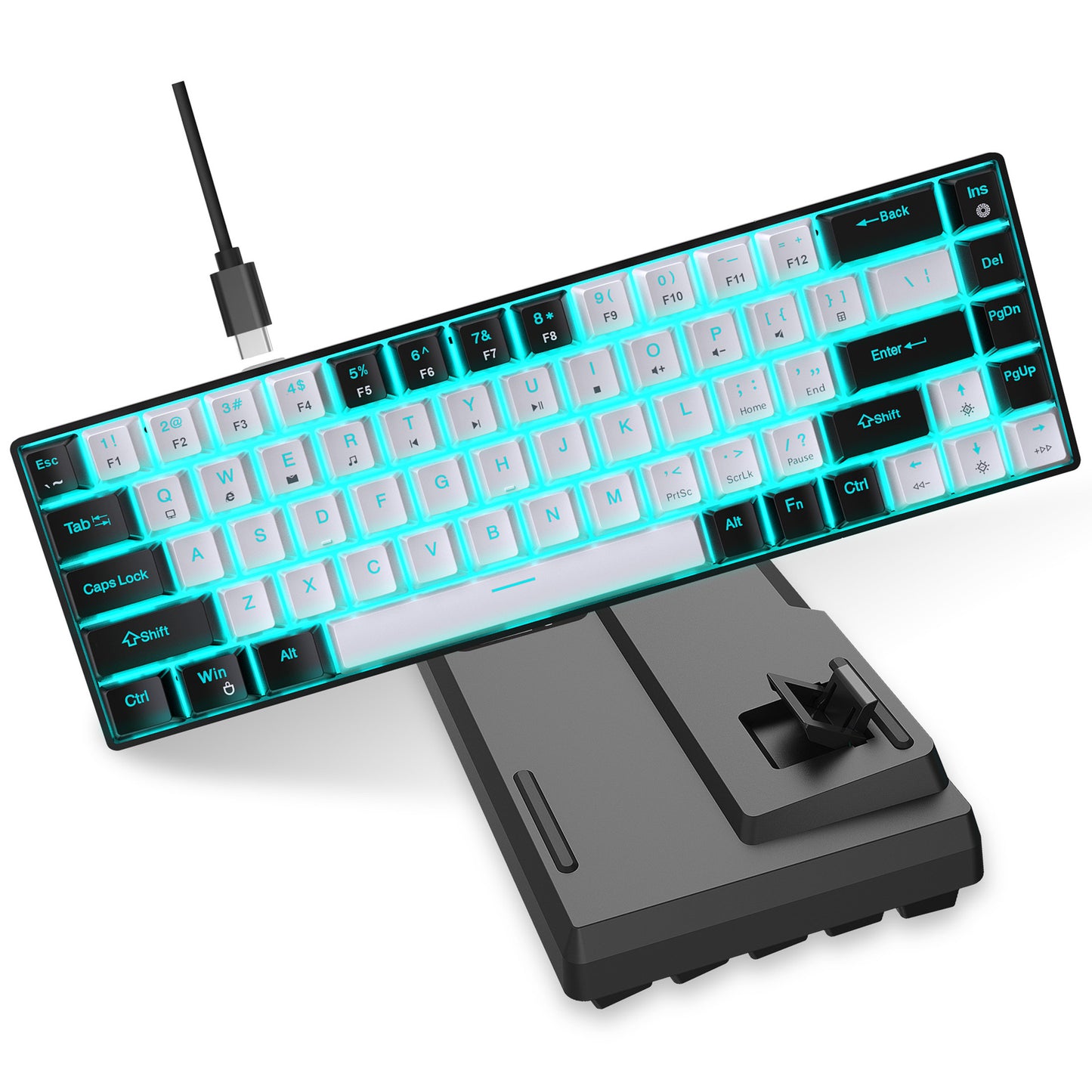 60% RGB Mechanical Keyboard Custom Keycaps Mini