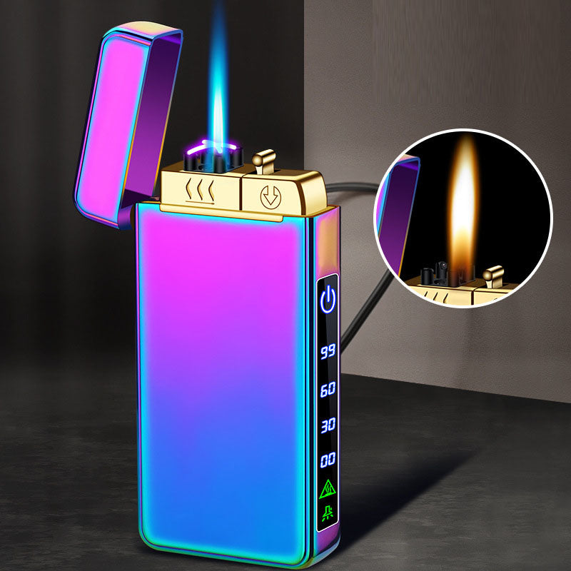 Triple Fire Windproof Rechargeable Lighter