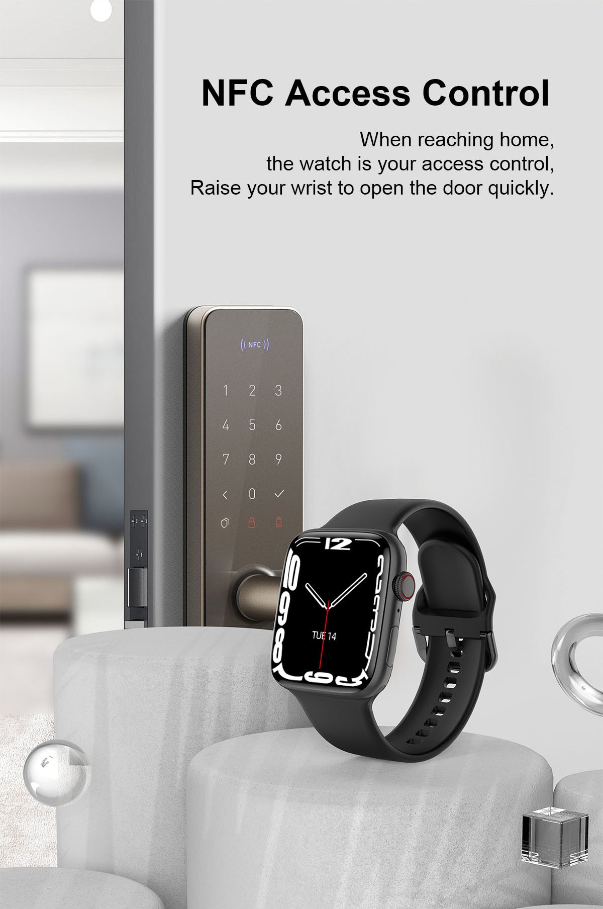 S7 NFC Smart Watch Waterproof Bluetooth Call