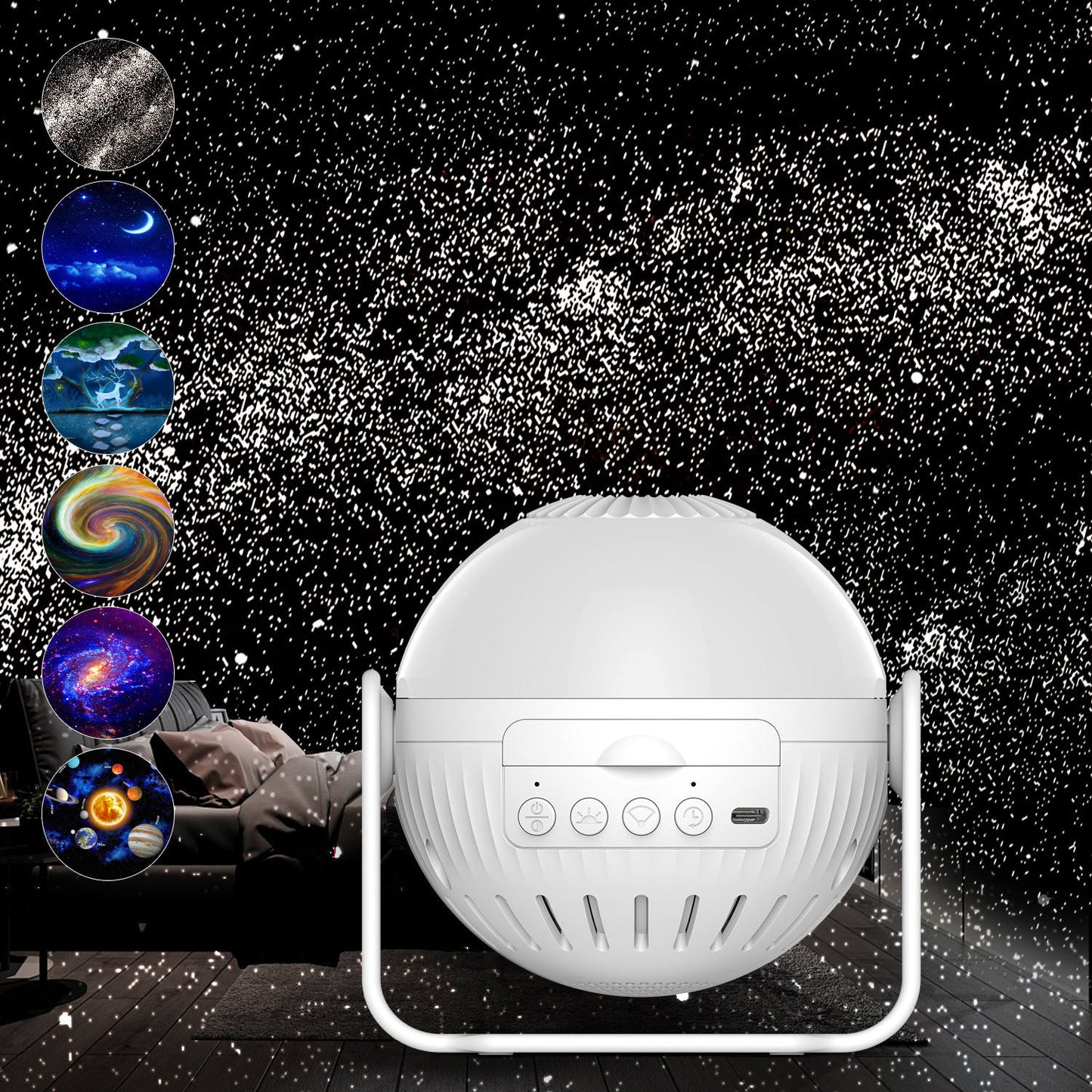 7-in-1 Star Planetarium Galaxy Projector