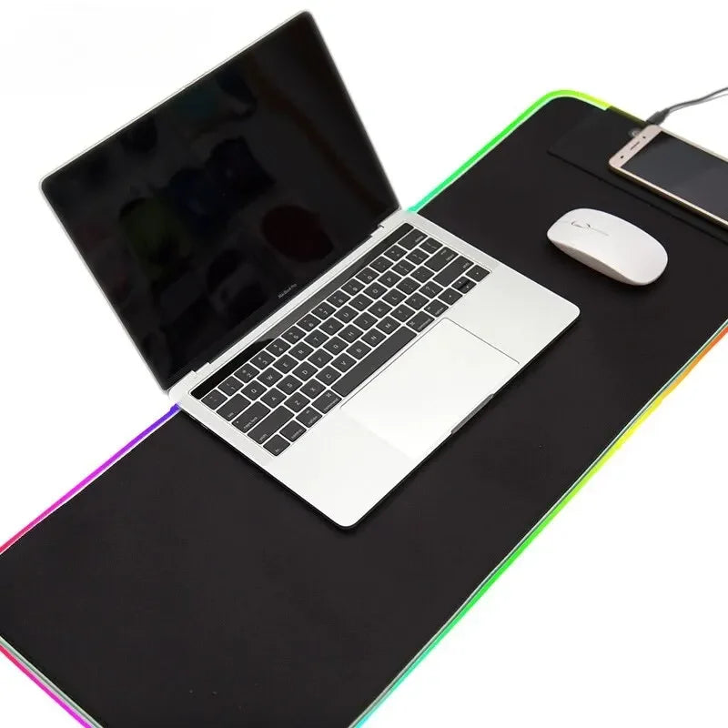Large RGB Gaming Mouse Pad Touch Control Extended