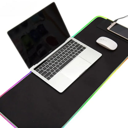 Large RGB Gaming Mouse Pad Touch Control Extended