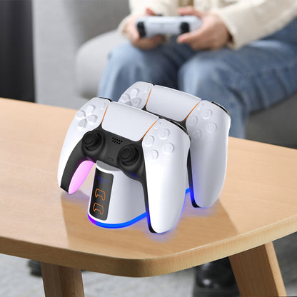 PS5 Slim RGB Dual Fast Charging Controller Base