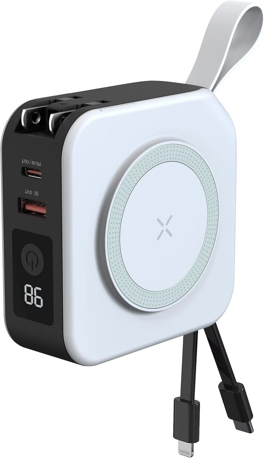 5-in-1 Magnetic Wireless Power Bank 22.5W 10000mAh
