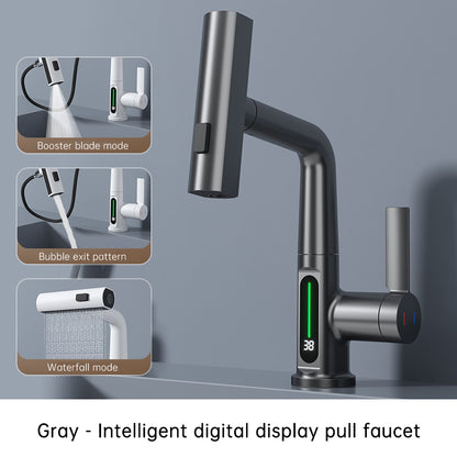 Smart Digital Display Pull-Out Faucet