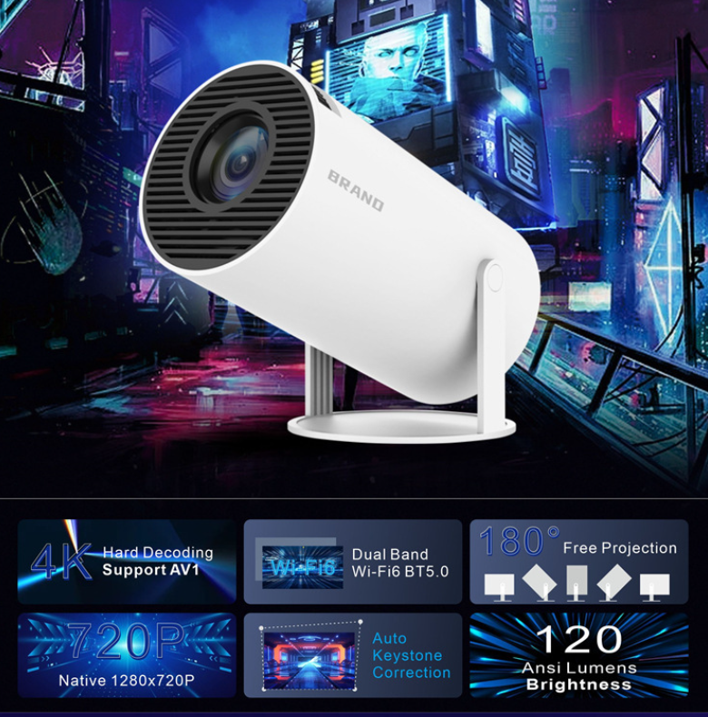 HY300 4K Android 11 Game Projector