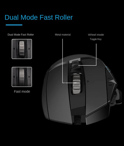Logitech G502 Hero RGB Gaming Mouse PUBG Esports