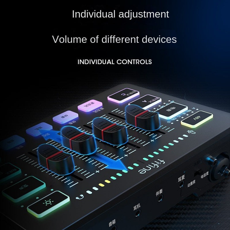Fifine SC3 USB Sound Card & Mic Set