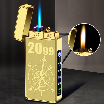 Triple Fire Windproof Rechargeable Lighter