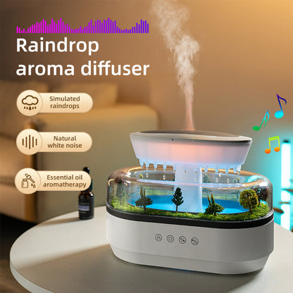 Smart Raindrop Humidifier & Aroma Diffuser