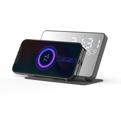 2-in-1 Wireless Charging Alarm Clock 15W