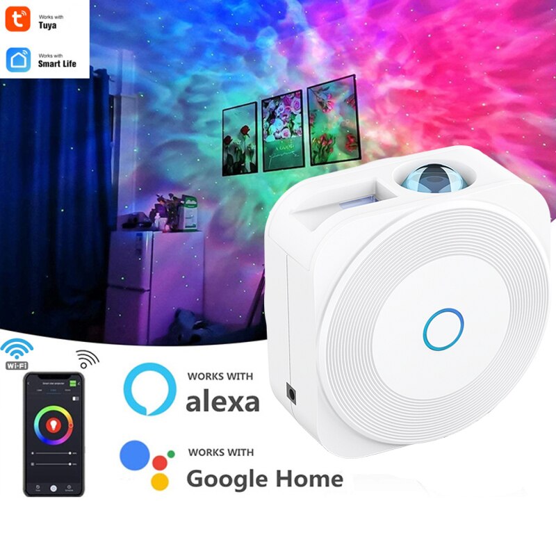 Smart Galaxy Star Projector Alexa Compatible