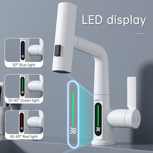 Smart Digital Display Pull-Out Faucet
