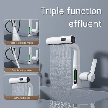 Smart Digital Display Pull-Out Faucet