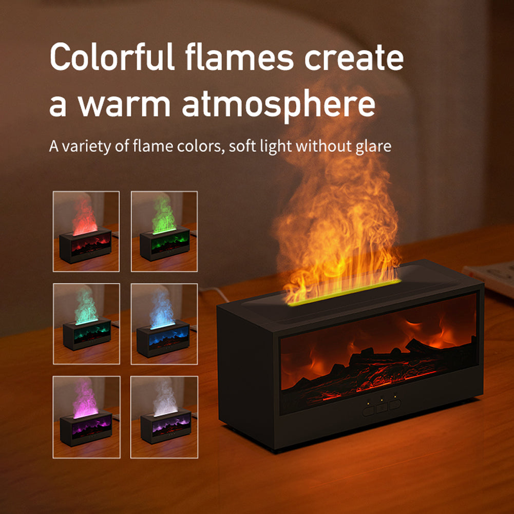 3D Fireplace Flame Aromatherapy Humidifier