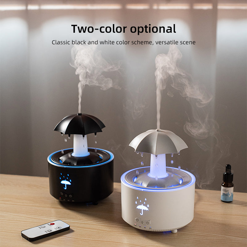 Rotating Rainbow Humidifier & Aroma Diffuser