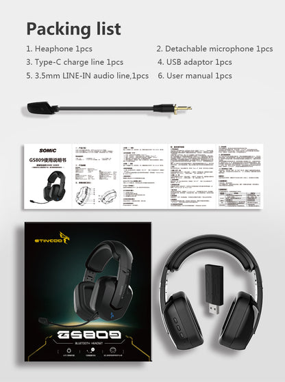 Somic GS809 Wireless Gaming Headset