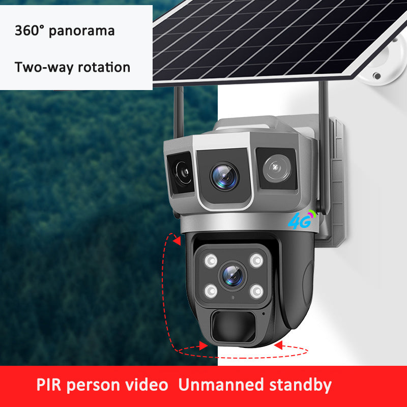 V380PRO-9 Solar WiFi Outdoor Security Camera