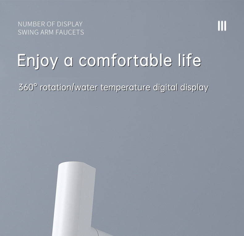 Smart Digital Display Pull-Out Faucet