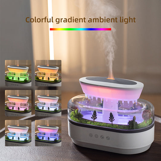 Smart Raindrop Humidifier & Aroma Diffuser
