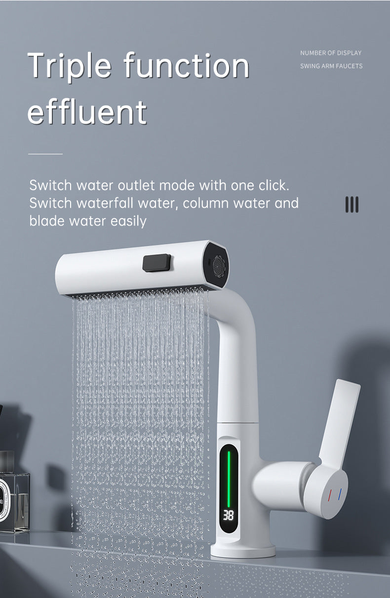 Smart Digital Display Pull-Out Faucet
