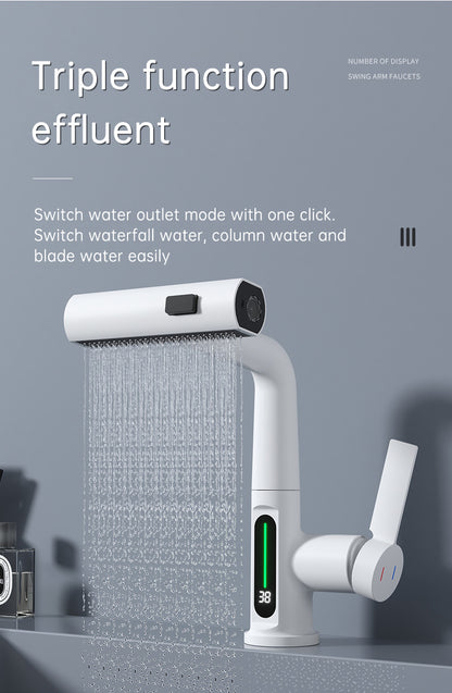 Smart Digital Display Pull-Out Faucet