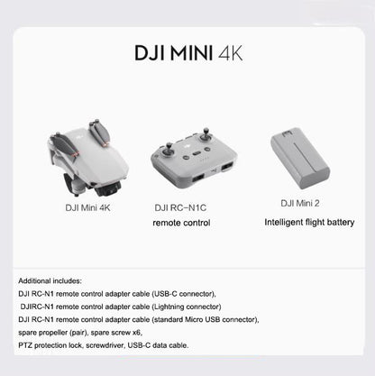 DJI Mini 4K Ultra HD Aerial Drone with Remote