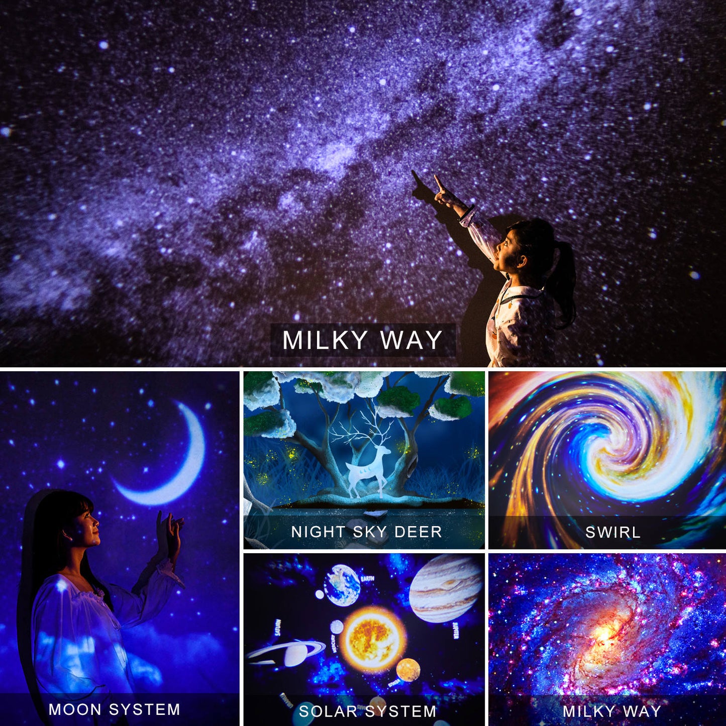7-in-1 Star Planetarium Galaxy Projector