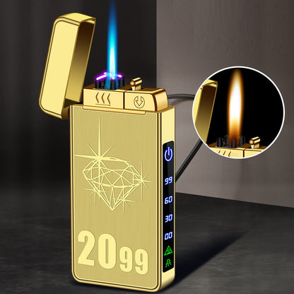 Triple Fire Windproof Rechargeable Lighter