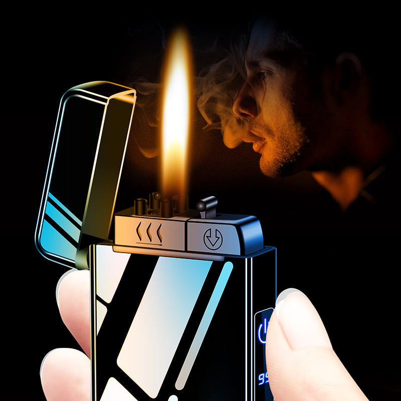 Triple Fire Windproof Rechargeable Lighter