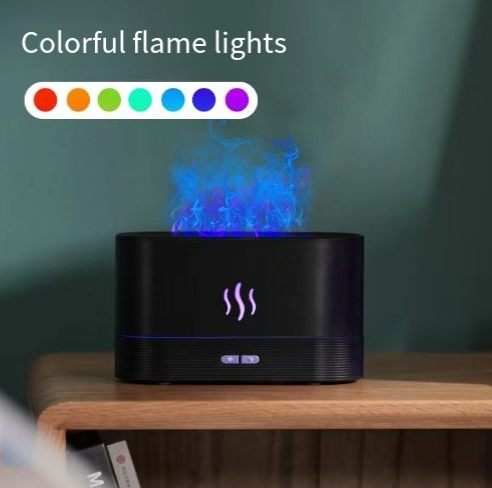 Simulated Flame Aromatherapy Humidifier