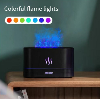 Simulated Flame Aromatherapy Humidifier