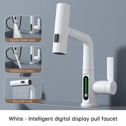 Smart Digital Display Pull-Out Faucet