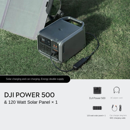 DJI Power 500 Portable Power Station 1000W Solar