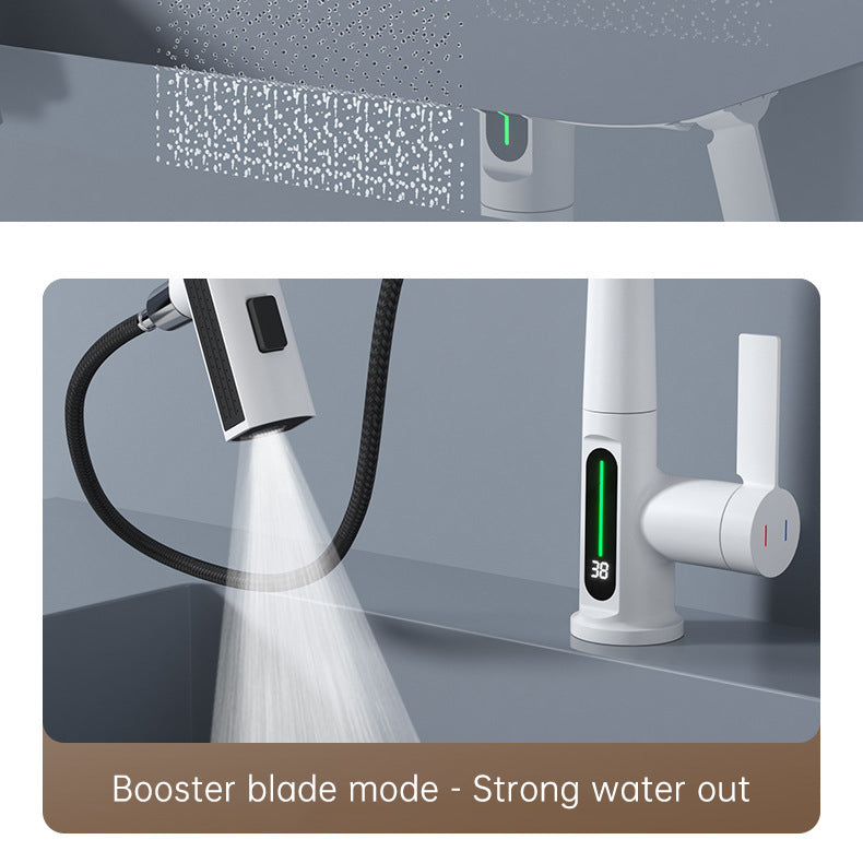 Smart Digital Display Pull-Out Faucet
