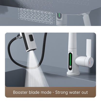 Smart Digital Display Pull-Out Faucet