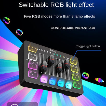 Fifine SC3 USB Sound Card & Mic Set