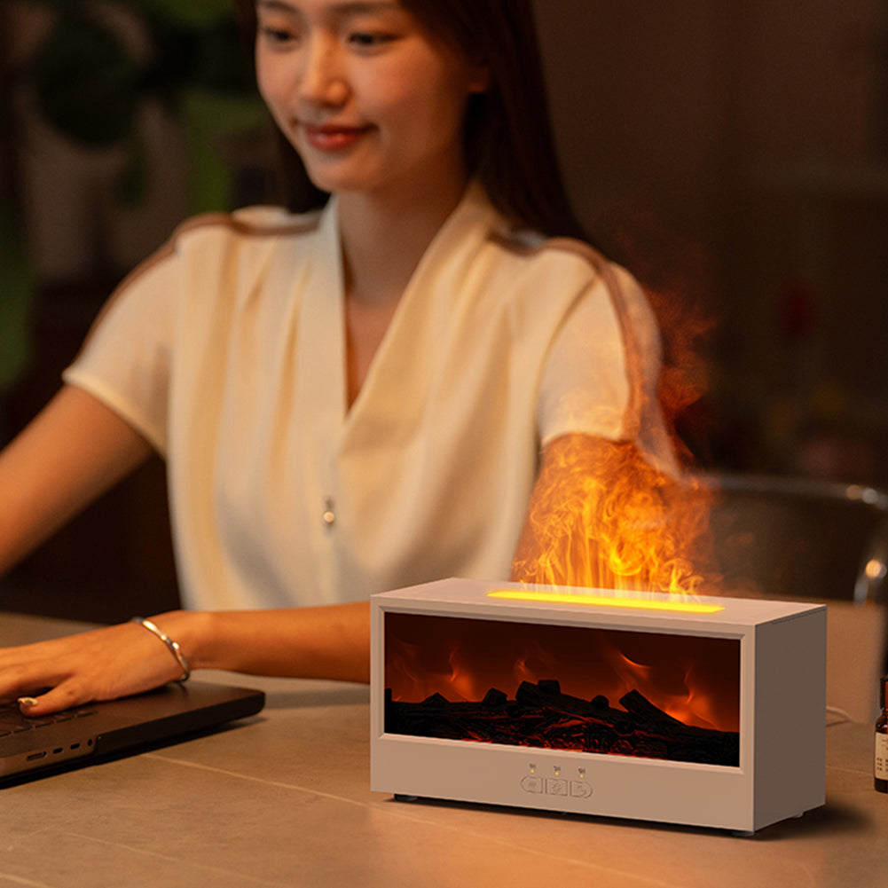 3D Fireplace Flame Aromatherapy Humidifier