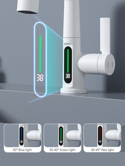 Smart Digital Display Pull-Out Faucet