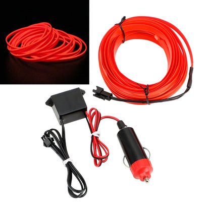 FORAUTO 5M Car Interior LED Neon Strip Light