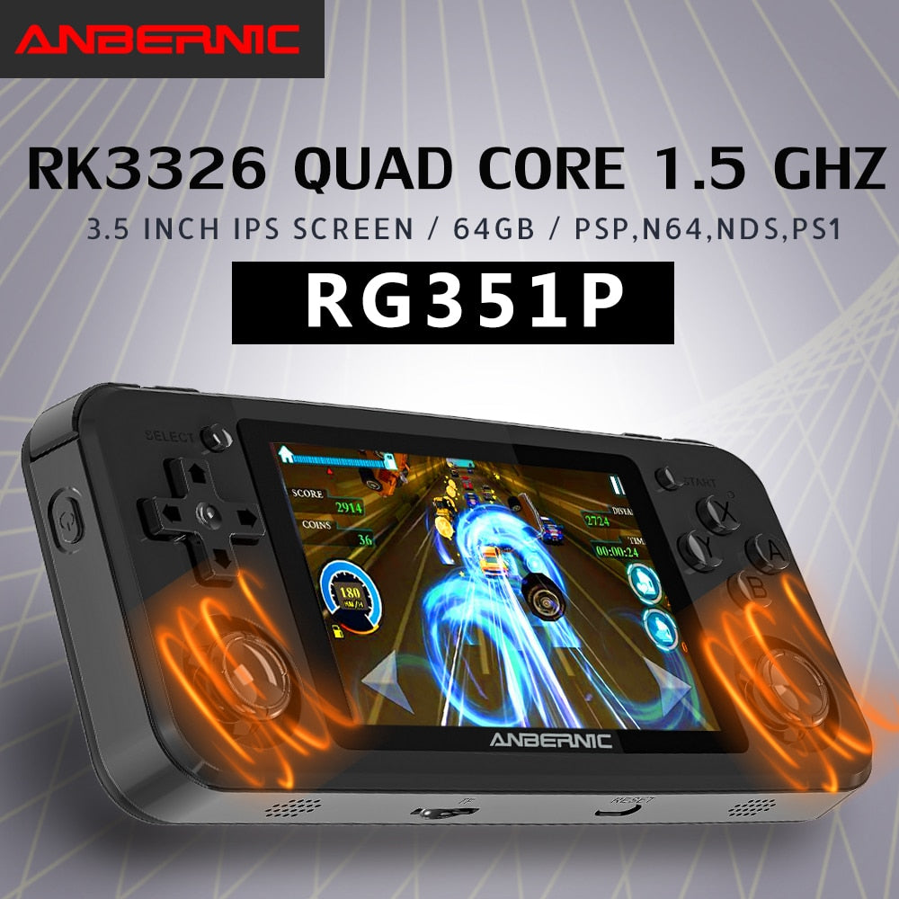 ANBERNIC RG351P Retro Handheld Game Console 64G
