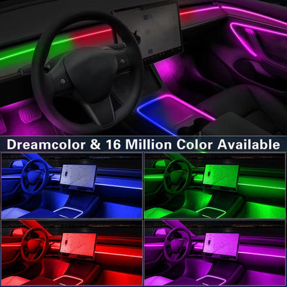 256-Color Car Ambient Lighting with Welcome Light
