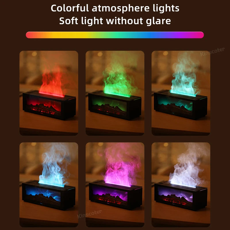Flame Fireplace Atmosphere Humidifier