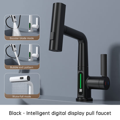 Smart Digital Display Pull-Out Faucet