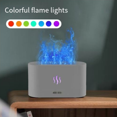 Simulated Flame Aromatherapy Humidifier