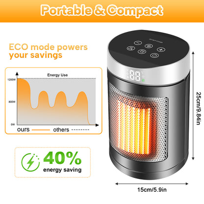 Touch Screen Desktop Electric Heater