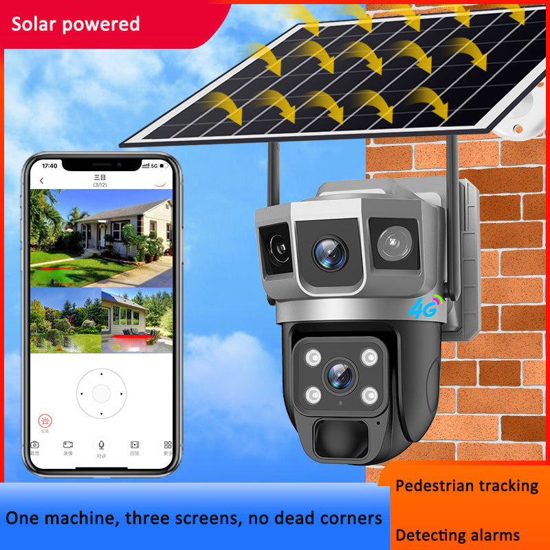 V380PRO-9 Solar WiFi Outdoor Security Camera